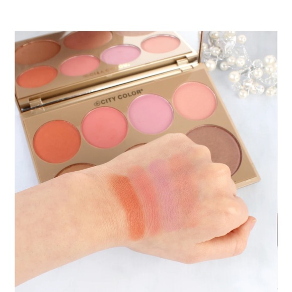 💄 City Color Cosmetics Timeless Beauty Blush & Highlighter Palette - Picture 4 of 9